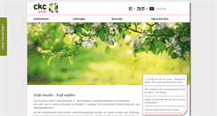Desktop Screenshot of ckc-group.de